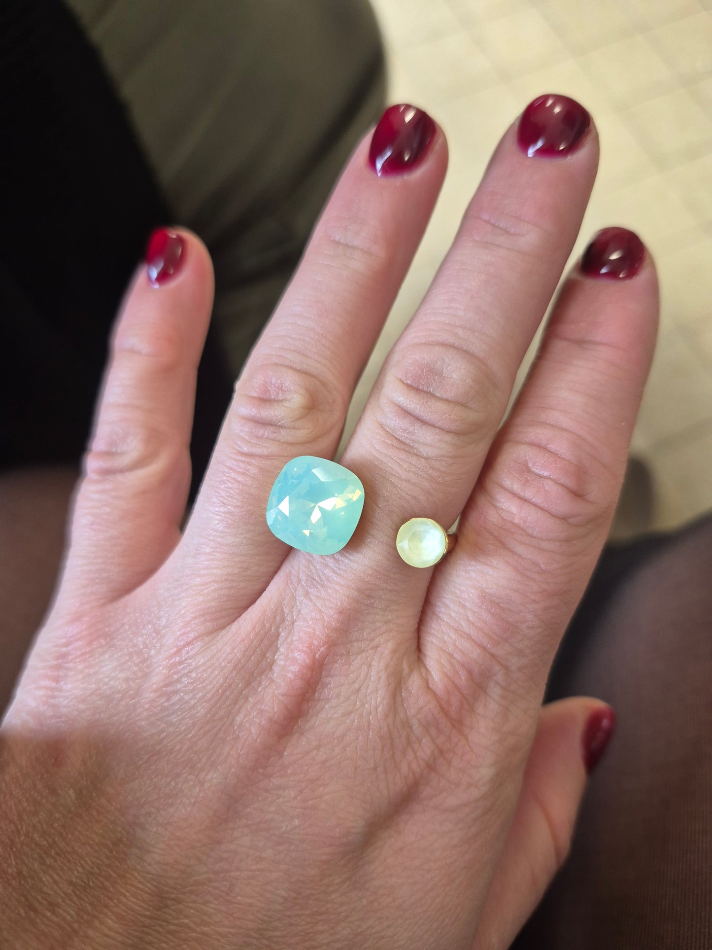 Bague cristaux de swarovski