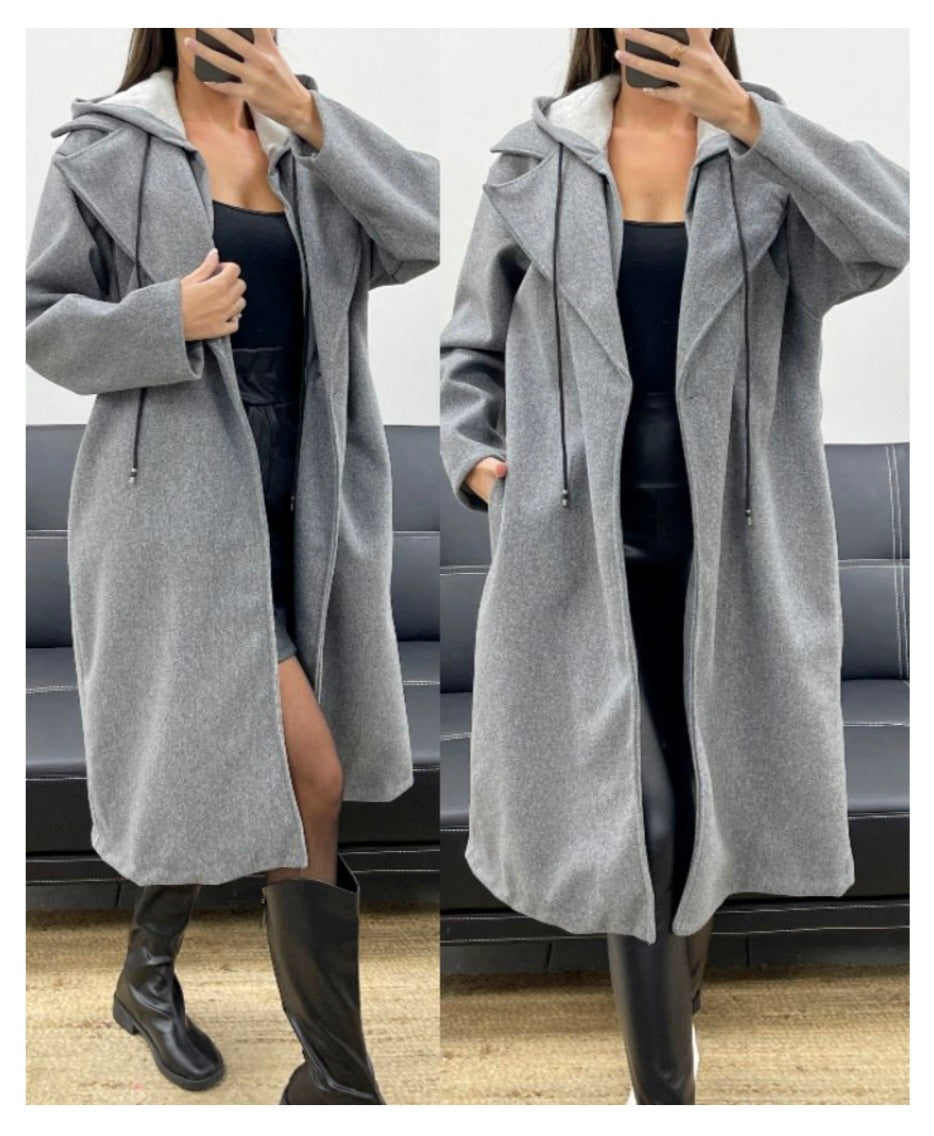 Manteau effet 2 en 1