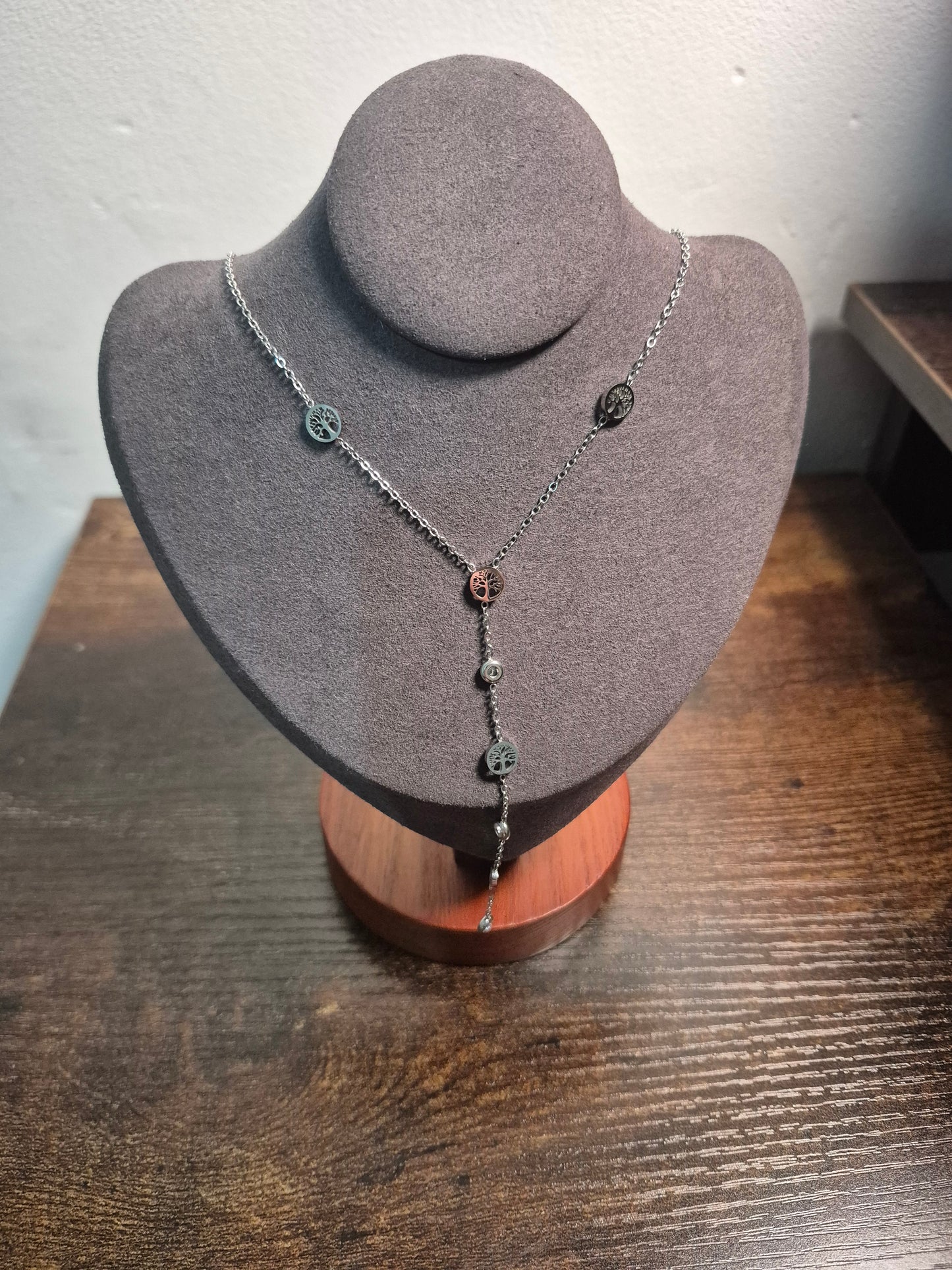 Collier en Y arbre de vie