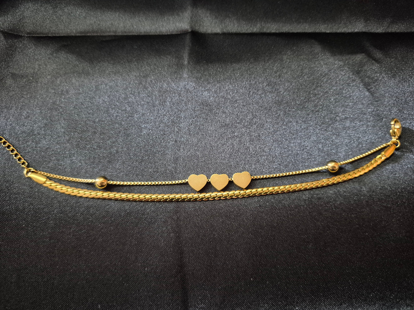 Bracelet 3 coeurs