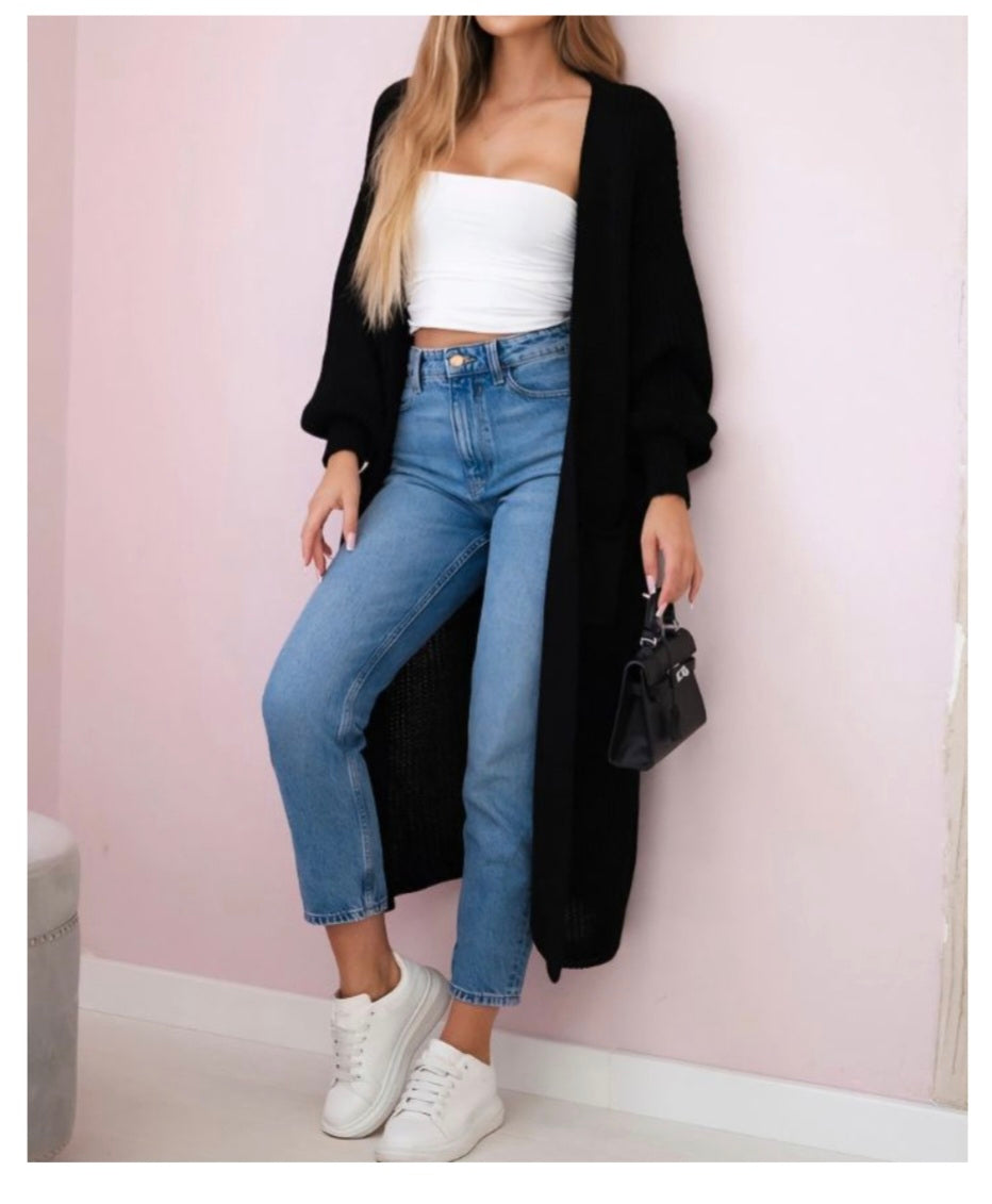 Gilet long noir