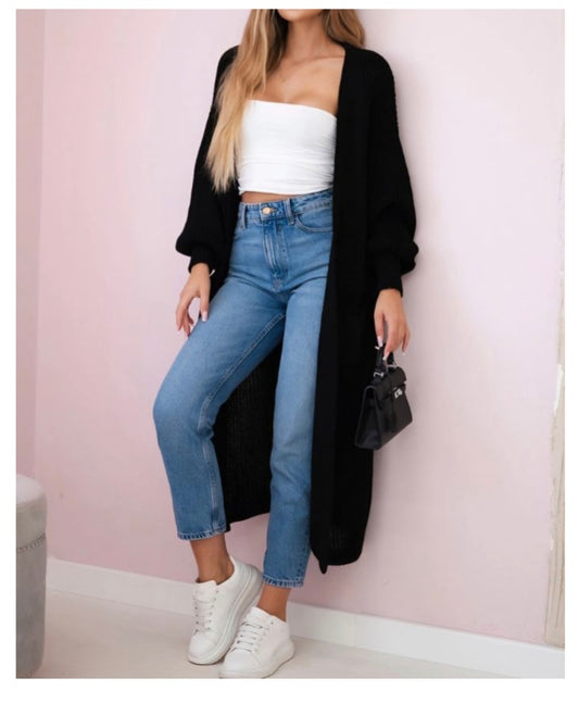 Gilet long noir