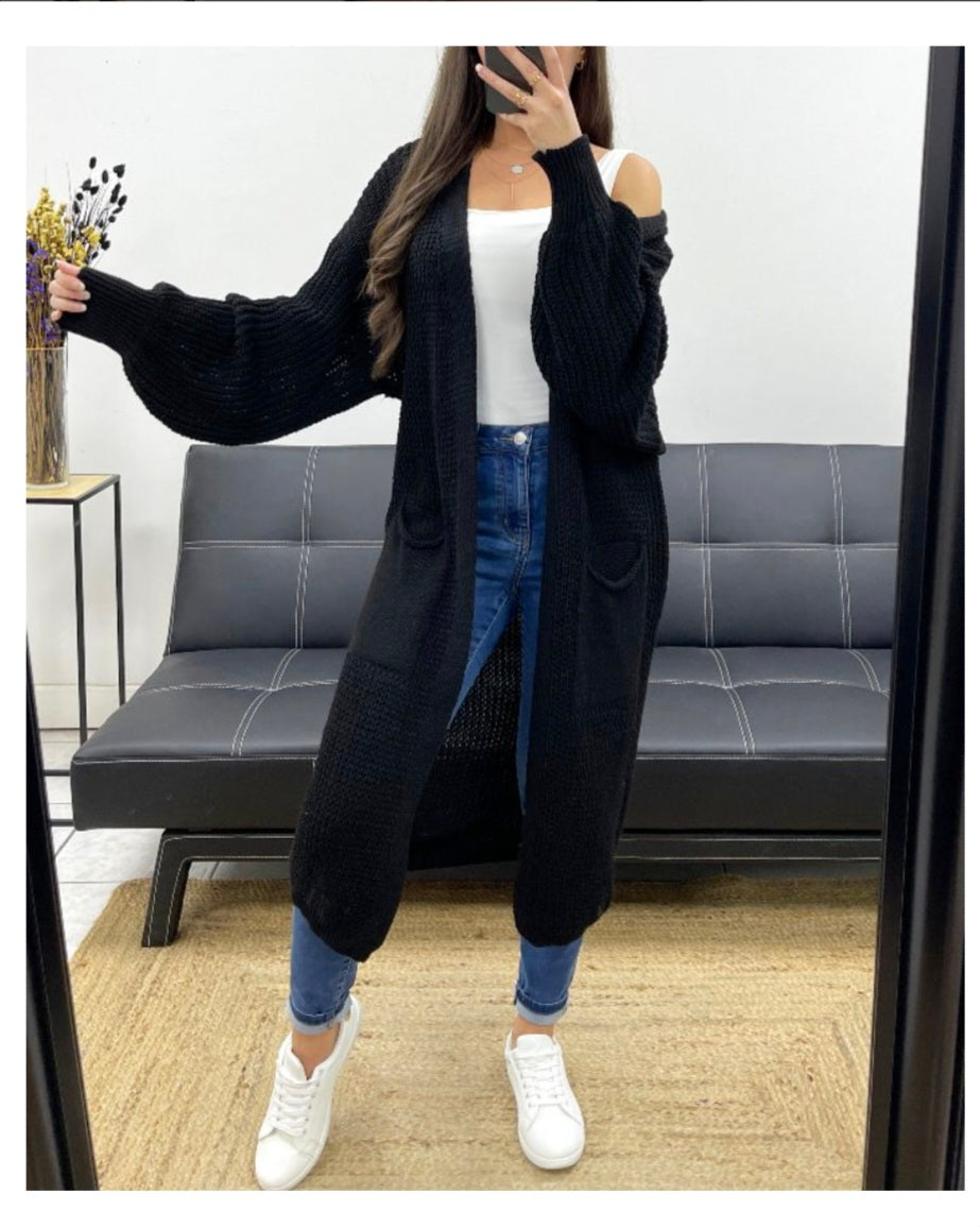 Gilet long noir