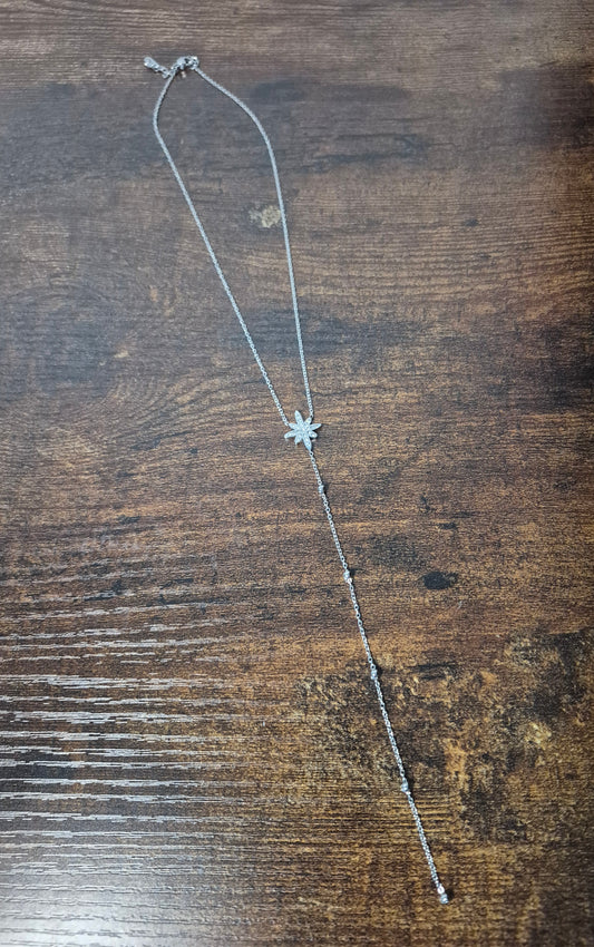 Collier en Y fleur