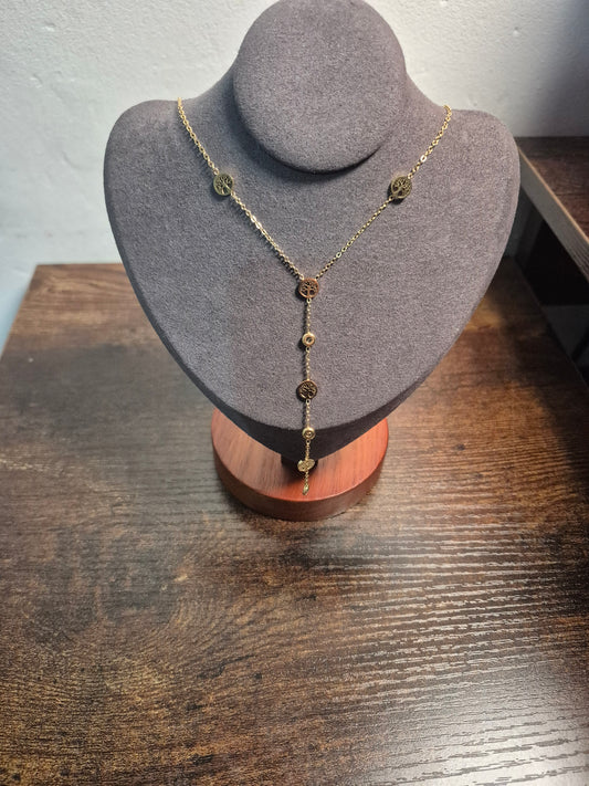 Collier en Y arbre de vie