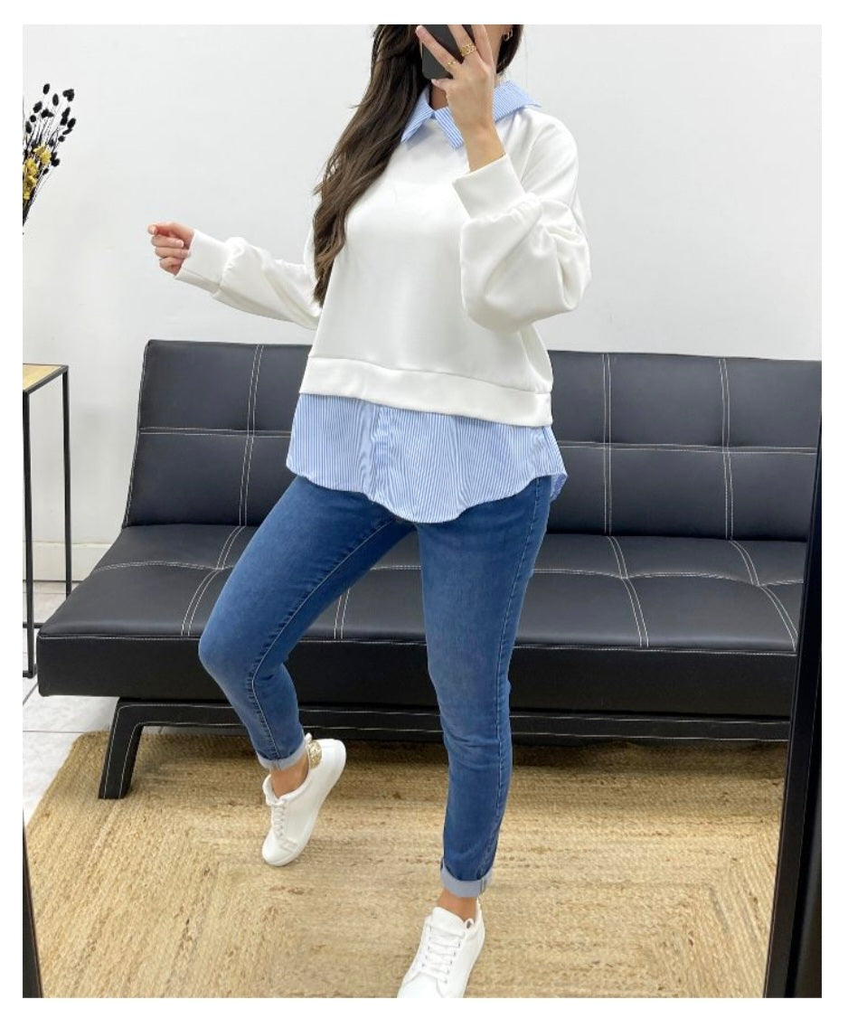 Pull bi Matière