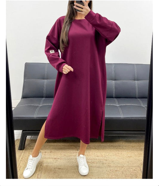 Robe pull oversize