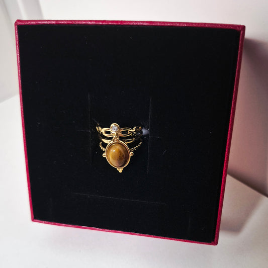 Bague œil du Tigre