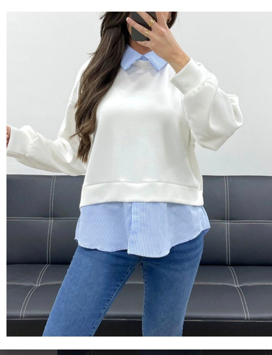 Pull bi Matière